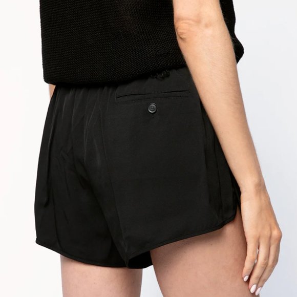 ATM Viscose Twill Short in Black - Picture 3 of 4